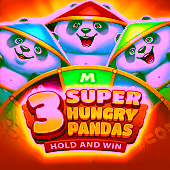 3 Super Hungry Pandas
